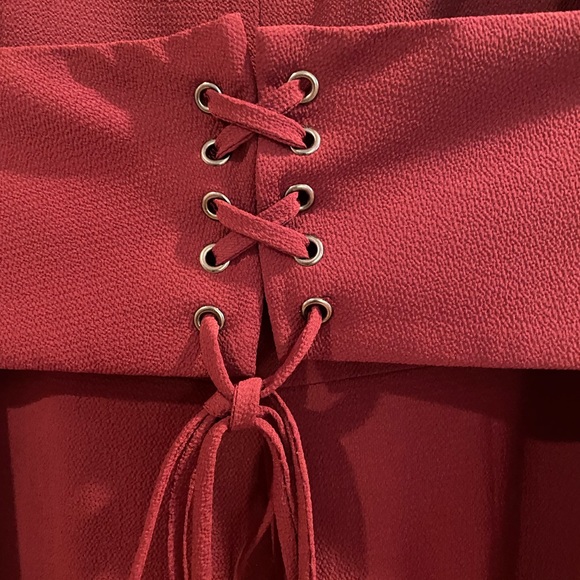 NWT WAYF Plum Corset Jumpsuit - Picture 5 of 9